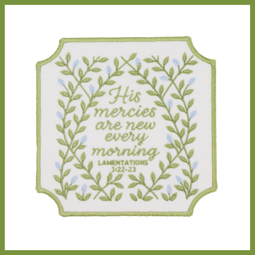 Lamentations 3:22-23 Verse Display Plaque