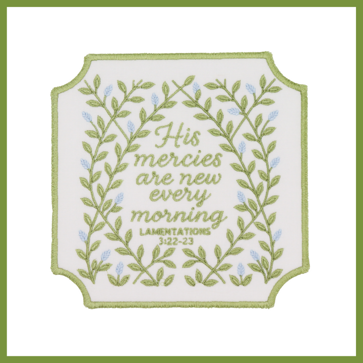 Lamentations 3:22-23 Verse Display Plaque