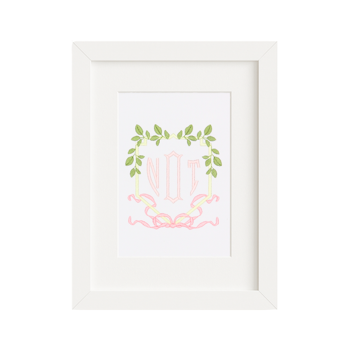Leaf Crest Monogram