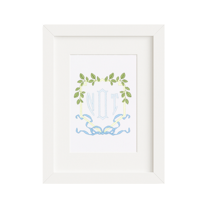 Leaf Crest Monogram