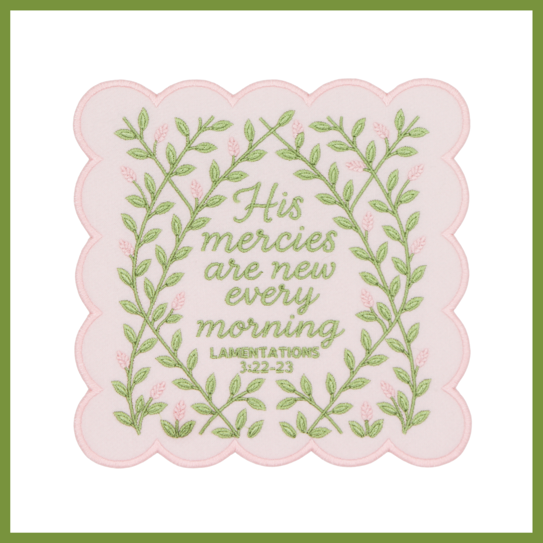 Lamentations 3:22-23 Verse Display Plaque