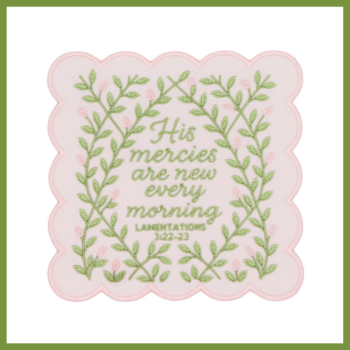 Lamentations 3:22-23 Verse Display Plaque
