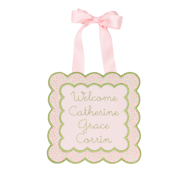 Deluxe Welcome Sign