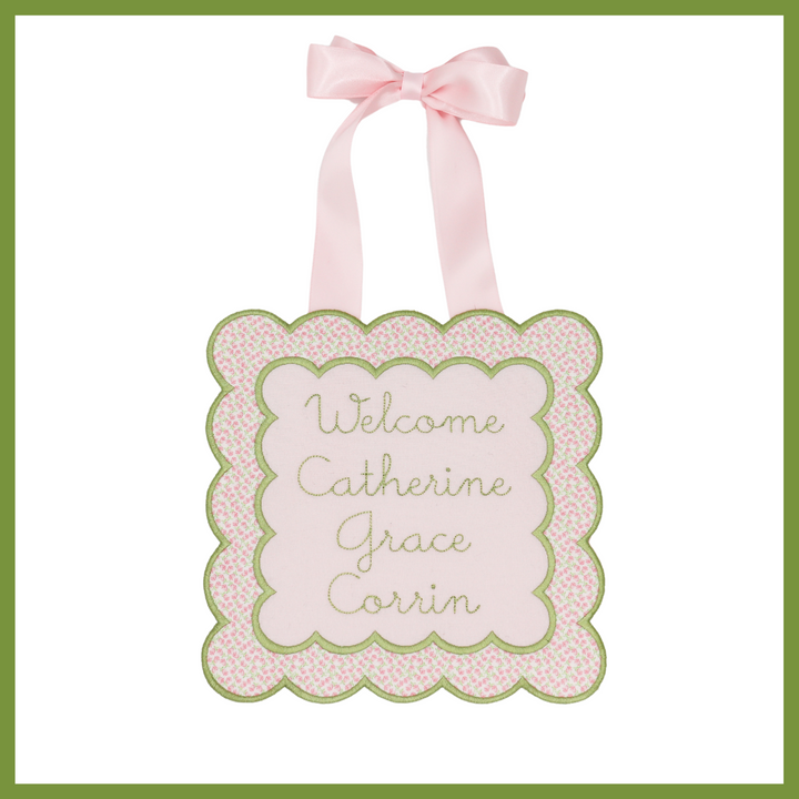 Deluxe Welcome Sign