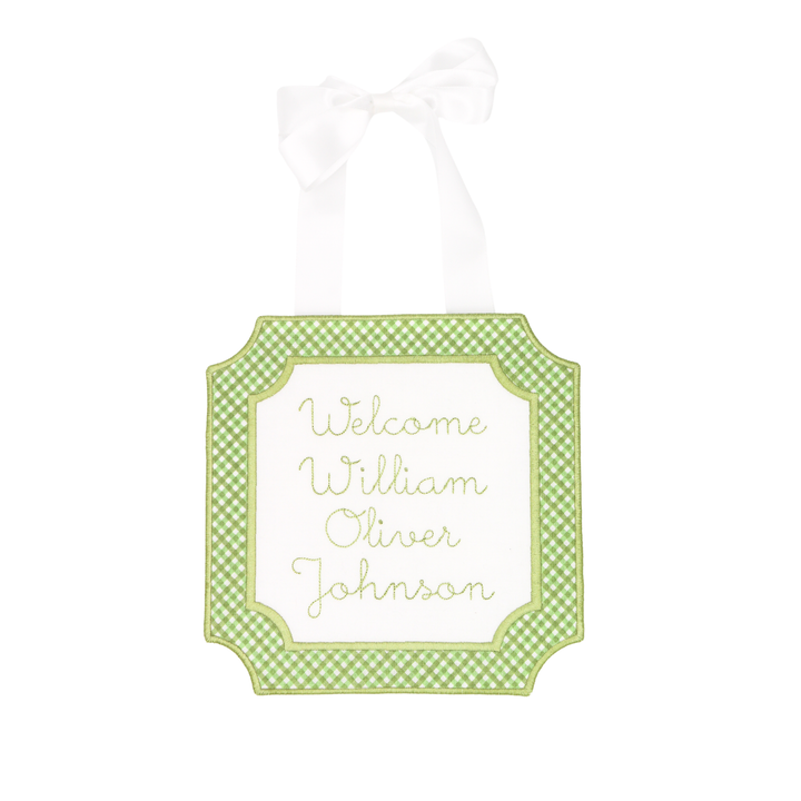 Deluxe Welcome Sign