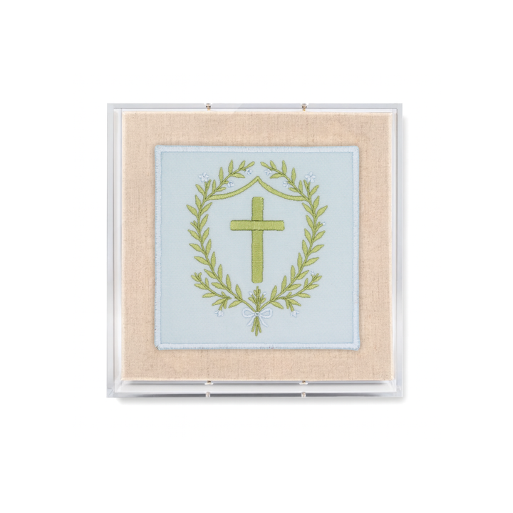 Cross Crest Acrylic Shadowbox