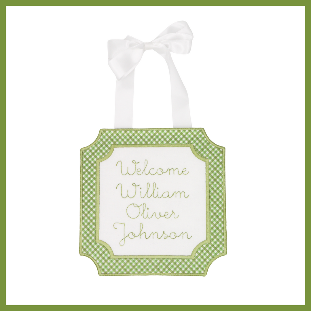 Deluxe Welcome Sign