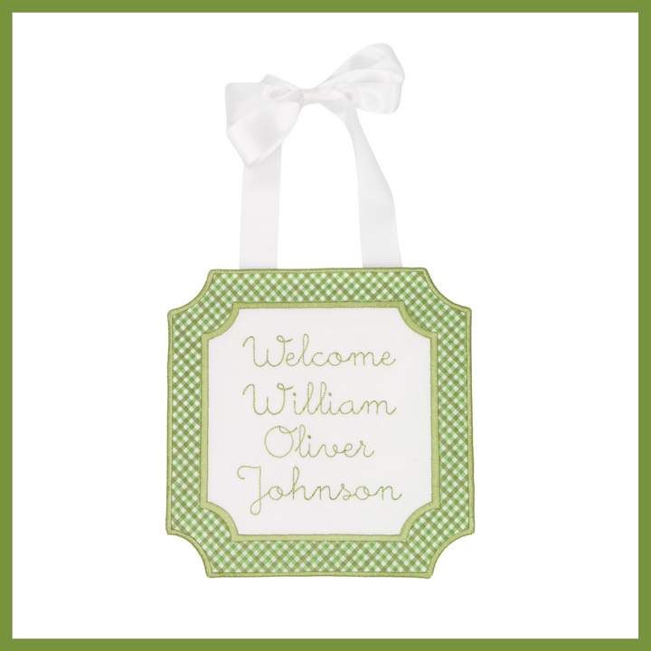 Deluxe Welcome Sign