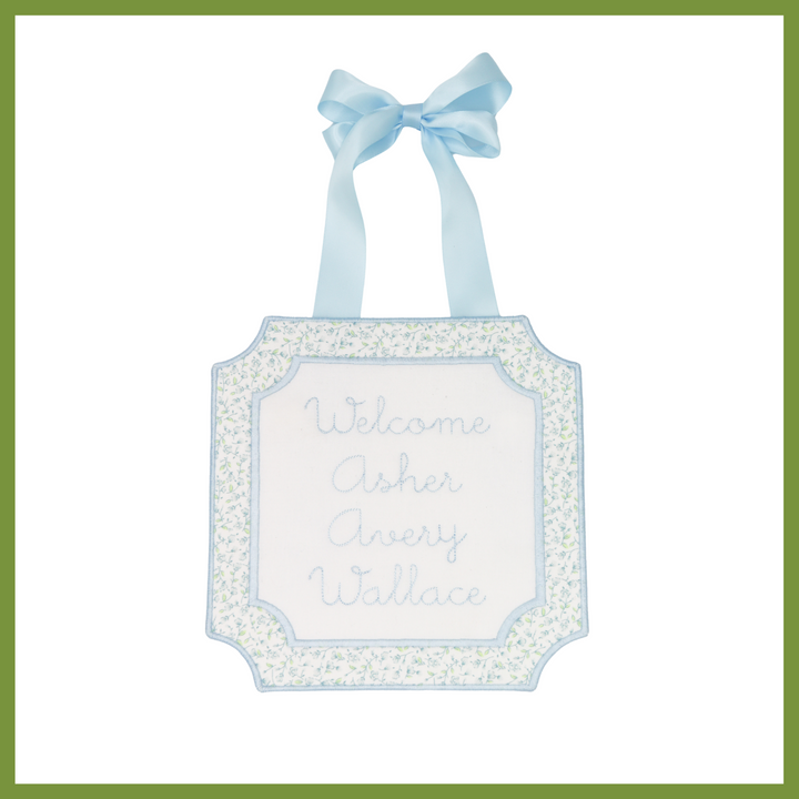 Deluxe Welcome Sign