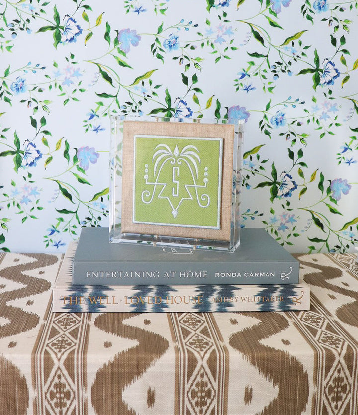 Palm Monogram Acrylic Shadowbox