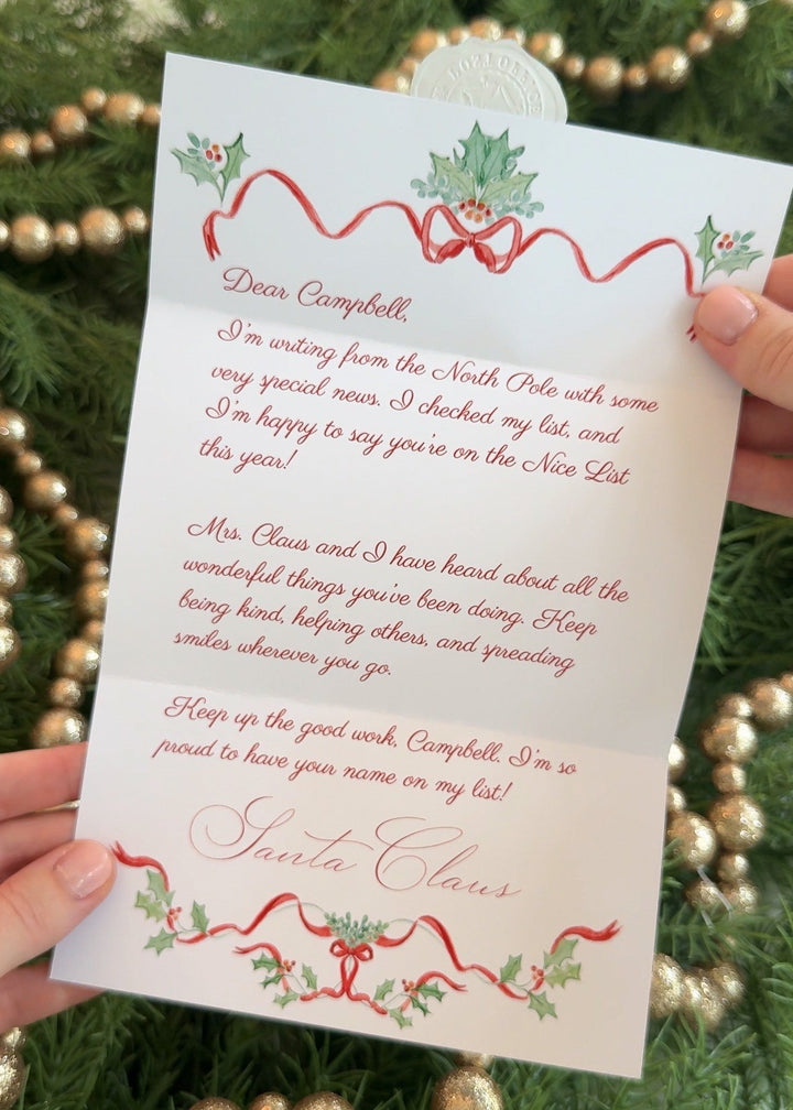 Bells Letters To Santa Envelope