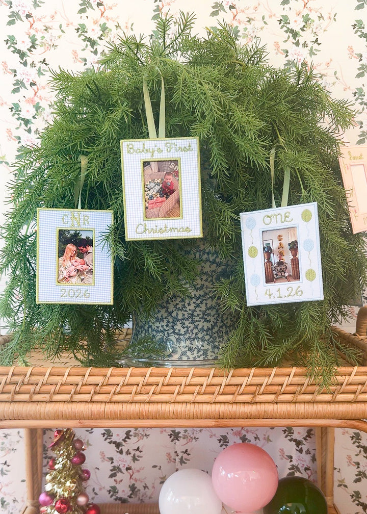 Bow Picture Frame Ornament