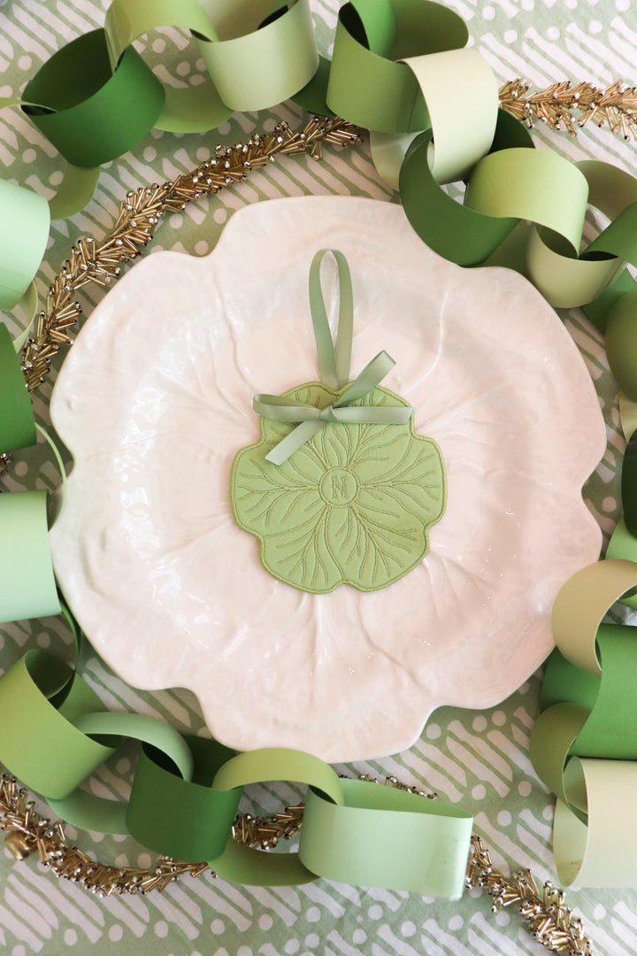 Cabbage Ware Display Plate Ornament