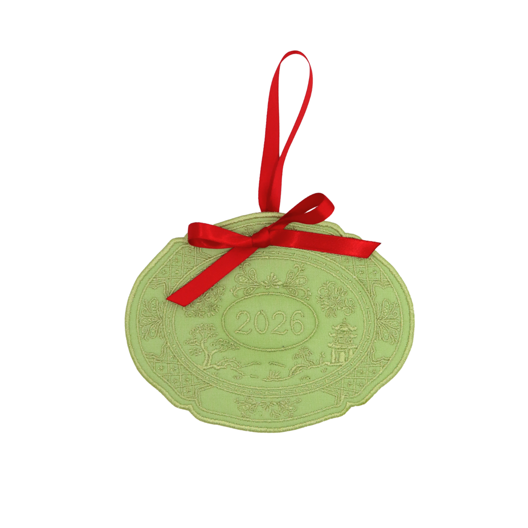 Italian Chinoiserie Platter Ornament