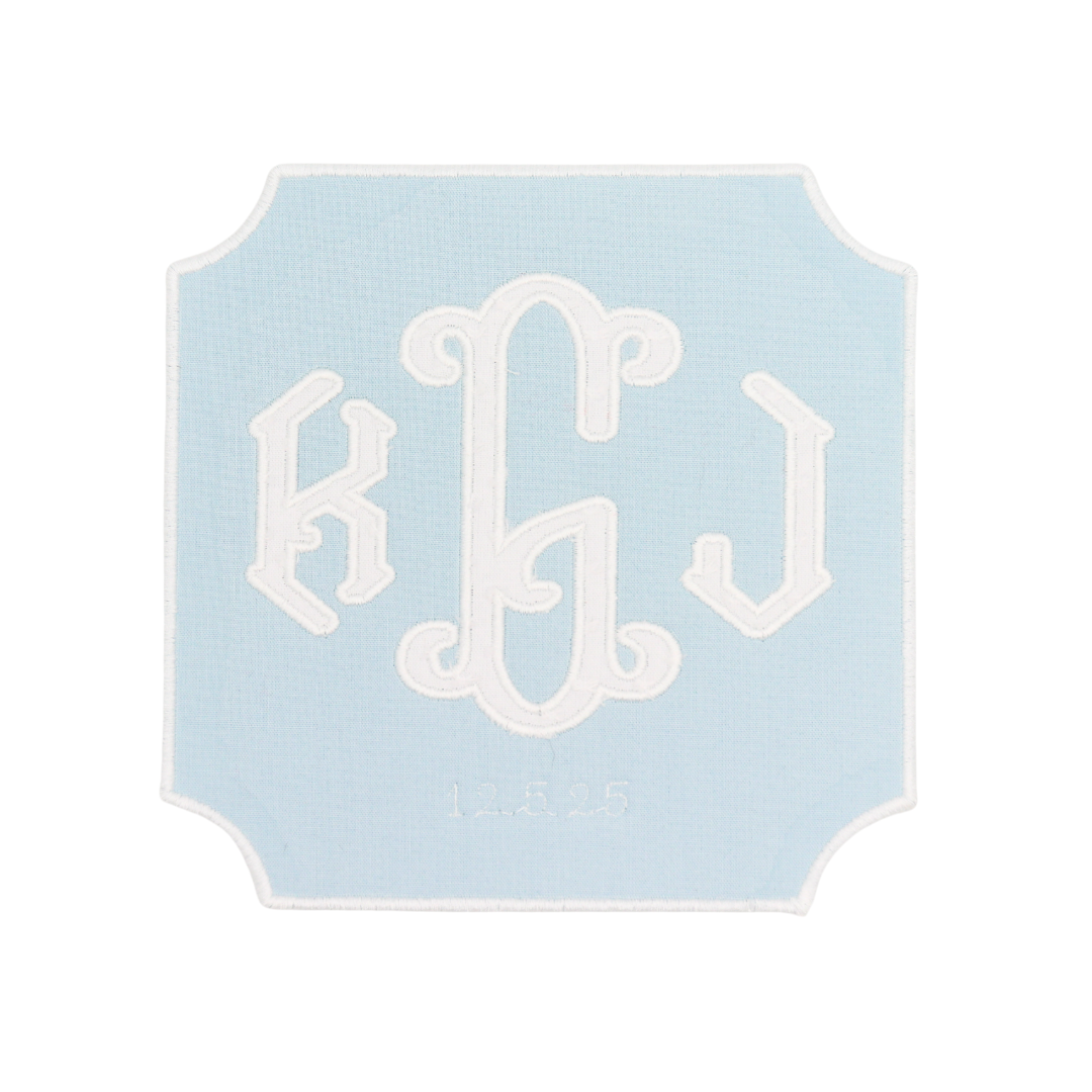Wedding Date + Monogram Display Plaque