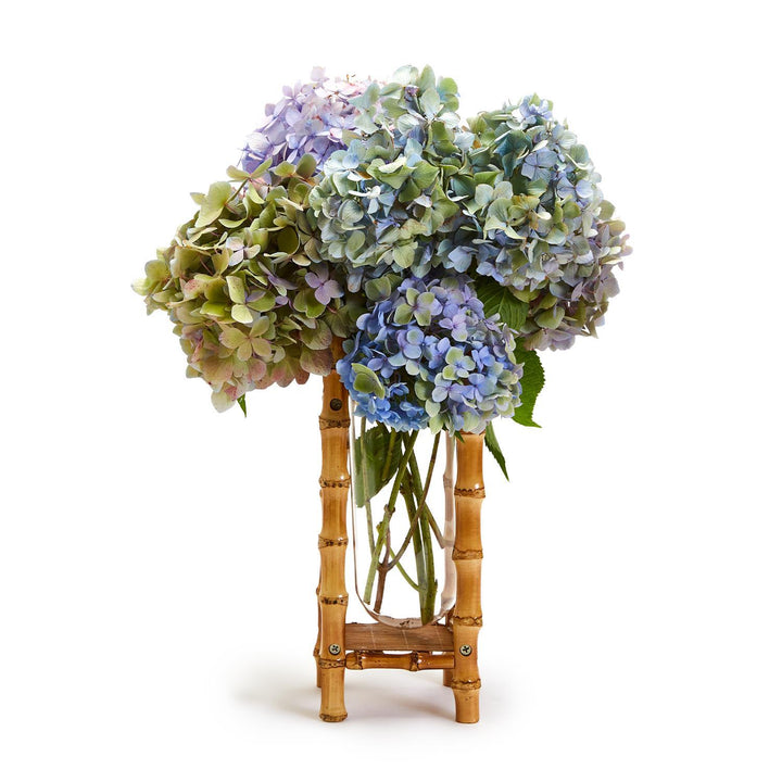 Bamboo Vase With Glass Vessel